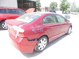 2006 HONDA CIVIC LX BURGUNDY 4DR 1.8L VTEC AT A17588